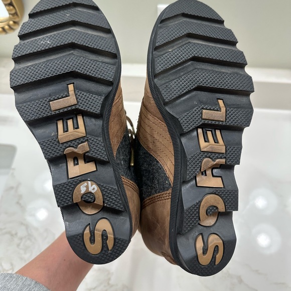 Sorel Women's Lexie Wedge Pieced Boots in tobacco Size 8 Ankle Waterproof - Picture 6 of 7